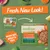 Harringtons pet food packaging update showing new look, now 90% meat and veg. Box includes tasty chicken, satisfying salmon, scrumptious turkey, delicious duck with farm-grown veg.