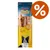 Confezione Rocco Rolls Big Rolls XL chewing fun! with chicken breast fillet, 315 g. Immagine di cane e simbolo percentuale arancione in alto a destra.
