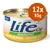 Life Cat natural, FILETTI DI POLLO – CHICKEN FILLETS, 85 г. Упаковка: 12×85 г. На банке надпись 85g.