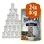 Confezione da 24 buste di alimento per gatti Happy Cat Land Geflügel farm poultry, 85 g ciascuna. Immagine della confezione con gatto e pezzi di carne visibili. Confezione da 24 buste di alimento per gatti Happy Cat Land Geflügel farm poultry, 85 g ciascuna. Immagine della confezione con gatto e pezzi di carne visibili.