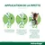 Application de la pipette Advantage : instructions illustrées en 3 étapes avec texte explicatif et photo d’un chat vu de dos pour montrer l’emplacement entre les omoplates.