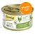 GimCat Superfood ShinyCat Duo, burk med text: Hähnchenfilet mit Apfel, Health Complex Vitamin C, gluten-free, Premium Quality, Prova nu!