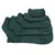 kooa. Dark green towels in various sizes with black border, suitable for pet care.