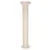 Cat tree with beige sisal post and padded top lying surface, suitable for cats to scratch and rest.