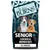 Burns Senior+ Chicken & Brown Rice for all breeds, product packaging showing key information for senior pets