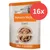 Pack de 16 sobres Nature's Variety Original Paté para perros adultos medianos/grandes (+10 kg), sabor pollo, sin cereales, peso neto 300 g. Texto visible: NO GRAIN, CHICKEN.
