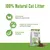 100% Natural Cat Litter, Nature's Calling. Tekst po angielsku: All breeds indoor & outdoor cats, superior odour control lasting 3x longer, easy scoop low dust.
