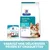 Hill's Prescription Diet Dental Care Mini t/d, grand sac et sachet Dental Care Chews pour chien. Texte : Essayez nos délicieuses pâtées et croquettes.