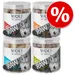 Wolf of Wilderness RAW Snacks: hovězí játra, kuřecí srdce, filet z lososa, jehněčí plíce. Lyofilizované. Viditelný symbol slevy.