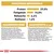 Analytische Bestandteile: Protein 29%, Fettgehalt 15%, Rohasche 6,6%, Rohfaser 1,6%. Zusammensetzung: Geflügelprotein, Reis, Mais. Zusatzstoffe pro kg: Vitamin A, D3, Eisen, Jod, Kupfer.