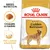 Saco de pienso Royal Canin Adult Golden Retriever. Texto visible: 'Croqueta a medida', 'Piel y pelaje saludables', 'Breed Nutrition'. Imagen de croqueta y perro Golden Retriever.