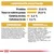 Constituants analytiques : protéines 23,0 %, matières grasses 25,0 %, cendres brutes 6,6 %, cellulose brute 2,4 %. Composition et additifs nutritionnels détaillés visibles.