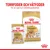 Royal Canin Adult Pomeranian torrfoder och våtfoder, förpackningar med bild på pomeranian. Text: Torrfoder och våtfoder för en optimal måltidsupplevelse.
