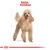 Ilustrație cu un câine de rasă Poodle, text vizibil: RASA: POODLE. Fundal alb, linii de schiță și logo roșu în partea de jos.
