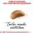 Kibble designed for British Shorthair, showing its shape with the text tailor-made nutrition.
