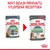 ROYAL CANIN CARE DIGEST SENSITIVE starý a nový obal 85 g, text: Nový dizajn produktu, vylepšená receptúra. Na novom obale: Helps support healthy digestion, over 95 % stool quality in 10 days.