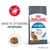 ROYAL CANIN Light Weight kattfoderförpackning, text: 'Bidrar till att begränsa viktuppgång', '90% of cats achieved healthier weight in 8 weeks', bild på foderbit och katt.