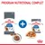 Program nutrițional complet Royal Canin Light Weight pentru pisici: imagine cu hrană uscată și umedă, pachet 90 % rezultate dovedite, granule și bucăți în sos. Text vizibil: PROGRAM NUTRIȚIONAL COMPLET.