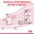 Tranziție către produsele Mother & Babycat Royal Canin: lapte pentru pisoi, hrană umedă și uscată. Etape marcate: naștere, înțărcare. Text vizibil integral în imagine.