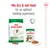ROYAL CANIN mini adult ξηρή τροφή και υγρή τροφή 85g. Κείμενο στα αγγλικά: Mix dry & wet food for an optimal feeding experience.
