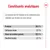 Constituants analytiques : Protéine 28,0 %, Cellulose brute 3,2 %, Teneur en matières grasses 20,0 %, Cendres brutes 6,1 %