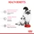 Text: Health Benefits. Mother & Kitten’s Health Support – Unique nutritional complex. Strong Immune System – Vitamins & Antioxidants. Brain Development – Omega-3 fatty acid (DHA).