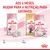 Aos 4 meses, mudar para a nutrição para gatinhos. Royal Canin Mother & Babycat 1–4 meses; aos 4 meses, Royal Canin Kitten e Maine Coon. Embalagens visíveis com gatos.