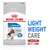 Royal Canin Light Weight Care Medium, embalagem visível com cão ilustrado. Texto: 'Helps limit weight gain', '80% achieved a healthier weight', 'Medium de 11 > 25 kg'.