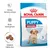 Royal Canin Puppy Medium 2-12 months food with features: strong immune system, brain development, adapted kibble size. Stage 3 indicated on packaging.