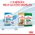 Royal Canin Puppy Mini pro 2–10 měsíců, Royal Canin Adult Dachshund a Mini Adult od 10 měsíců. Text: V 10 měsících, přejít na výživu dospělých.