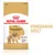 Royal Canin Adult Pomeranian hondenvoer, afbeelding van een Pomeranian, tekst: over 8 months old, bone & joint support, healthy skin & coat, digestive health, tailor-made kibble.