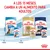A los 15 meses, cambia a un alimento para adultos. Piensos y latas Royal Canin Puppy hasta 15 meses; a partir de 15 meses, Royal Canin Adult Labrador Retriever y Maxi.