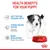 Health benefits for puppies: soft texture for baby teeth, strong immune system with vitamins and antioxidants, brain development with omega-3 fatty acid (DHA).