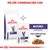 Royal Canin Expert Adult y Royal Canin Expert Neutered Maintenance, finas láminas en salsa. Texto: Mejor combinación con. Imagen de croquetas en salsa.