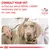 Consult your vet to find out which Royal Canin veterinary diet is right for your dog. Veterinary Nutrition branding shown with a vet examining a dog.
