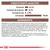 Constituenți analitici: proteină 8,1 %, grăsimi 5,7 %, cenușă brută 1,9 %, umiditate 79,8 %. Ingrediente: carne și produse derivate de origine animală, cereale, săruri minerale, uleiuri.