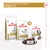 Royal Canin Urinary S/O: dos sacos de pienso para perros, un paquete de premios Treats 230 g y comedero metálico. Texto: Premios compatibles con los alimentos Urinary S/O.