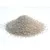 Pile of fine, grey granules on a white background. Product image for litter or similar material.