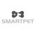 Smartpet. Logotyp med ben, hund och korssymbol.