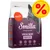 Smilla Special Needs Sensitive kattefoder, POULTRY, 4 kg. Tekst: grain-free recipe, contains taurine, endda fatty acids, yucca schidigera. Stor gul procent-tegn øverst til højre. Smilla Special Needs Sensitive kattefoder, POULTRY, 4 kg. Tekst: grain-free recipe, contains taurine, endda fatty acids, yucca schidigera. Stor gul procent-tegn øverst til højre.