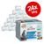 almo nature HFC Light Meal Natural, 24 x 50g packs. Box shows Atlantic tuna flavour, 4 light meals per box, image of a cat and tin, visible text in multiple languages.