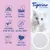 Tigerino Crystals silicat kattenbakvulling: extreem absorberend, voorkomt geurtjes, remt bacteriegroei, stofvrij, met babypoedergeur. Tekst in het Engels.