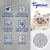 Tigerino Performance. White natural clay with blue signal grains, blue signal system: enables efficient cleaning, instant and powerful clumping action, antibacterial protection Aromaguard technology, extremely low dust, with fresh scent. Teksti englanniksi.