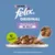 Felix Original Mixed Selection in Jelly, no colourants. Image shows chunks of food in jelly on a plate with close-up detail.