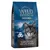 Pachet Wild Freedom Triple Taste European Highlands, 100% grain-free recipe with salmon, chicken and lamb, 2 kg. Imagine cu pisică și munți pe ambalaj.