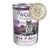 Wolf of Wilderness Senior Wild Hills, 400 g, sans céréales, 100% grain-free, canard & veau avec fruits des bois, racines et herbes sauvages. Badge 'sans céréales' visible.