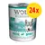 Wolf of Wilderness Arctic Spirit, 100% grain-free, 24x800g. Rentier mit Waldbeeren, Wurzeln und Wildkräutern. Tekst på engelsk: Reindeer with fruits of the forest, roots and wild herbs.