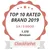 TOP 10 RATED BRAND 2019, 3,9 / 5 GOOD, 1.370 Reviews, CheckForPet (englanninkielinen teksti)