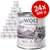 Set 24x800 g conserve Little Wolf of Wilderness Wild Hills, 100% grain-free, rață și vițel cu fructe de pădure, rădăcini și ierburi sălbatice. Text vizibil: Junior, 800 g. Set 24x800 g conserve Little Wolf of Wilderness Wild Hills, 100% grain-free, rață și vițel cu fructe de pădure, rădăcini și ierburi sălbatice. Text vizibil: Junior, 800 g.