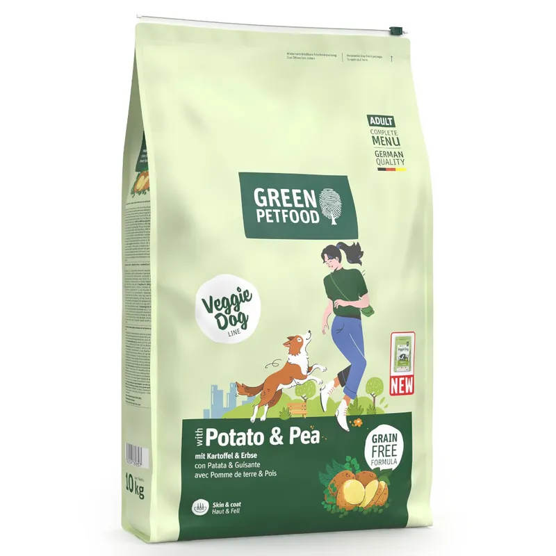 Green Petfood con patata y guisantes - 10 kg